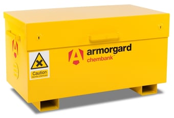 picture of ArmorGard - ChemBank Chemical Storage Vault - External Dimensions 1275mm x 665mm x 660mm - [AG-CB2] - (SB)