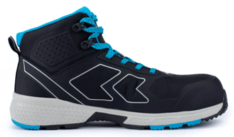 picture of S3 SRC ESD - Honeywell - Agile Runner Safety Footwear - Mid-cut Style - Fiberglass Toecap - Mid Blue - HW-6250125