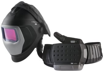 Picture of 3M Adflo Powered Air Purifying Respirator System with 3M Speedglas 9100-Air Welding Helmet - [3M-7100332184] - (LP)