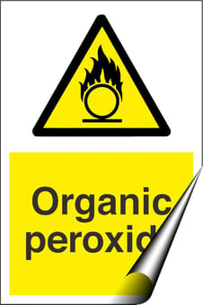 picture of Organic Peroxide Sign - 200 x 300Hmm - Self Adhesive Vinyl - [AS-WA149-SAV]