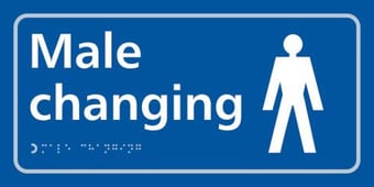 picture of Male changing – Taktyle (300 x 150mm) - SCXO-CI-TK2206WHBL