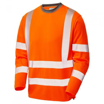 Picture of Capstone - Orange Hi Vis Coolviz Plus Sleeved T-Shirt - LE-T08-O - (LP)