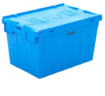 Picture of BiGDUG Tote Boxes Bulk Buy Deal - 36x Boxes - 355h x 400w x 600d mm - 62L - Blue - [BDU-TSPALC62BULK] - (LP)