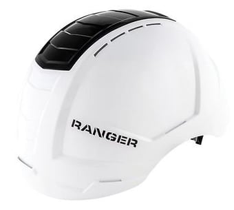 Picture of Alpha Solway Ranger - White & Black Helmet with Crashbox Technology Integrated - [AL-RANGERWH(BK-C/Box)]