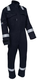 Picture of ProGARM - Arc Protective Navy Blue Coverall 6100 - Regular Leg - PG-6100-NAV