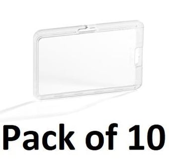 picture of Durable - Card Holder PERMANENT - Transparent - Pack of 10 - [DL-892819]