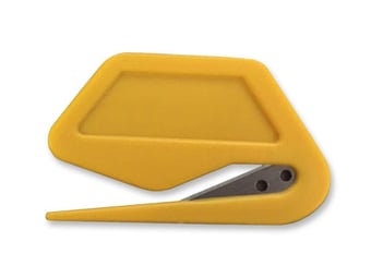 picture of Supreme TTF Plastic Safety Cutter Knife Letter Opener - Yellow - [HT-SMALL-SK-YEL]