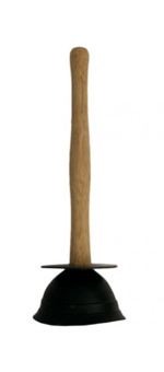 Picture of Medium Wooden Handle Plunger - 315 x 100mm - [CI-PG02L]