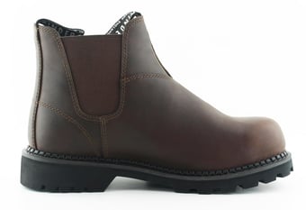 picture of Grinders S1P - Falcon Brown Oily Full Grain Leather Safety Boots - EN20345 S1P - Pair - GR-FAL-BRN