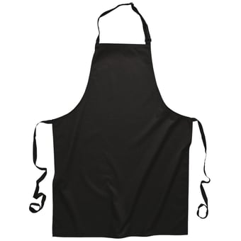 Picture of Portwest - Black PolyCotton Bib Apron - [PW-S841BKR]