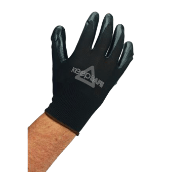 picture of Keep Safe Nitrile Coated Knitted Gloves - BL-304061