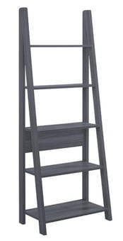 picture of LPD Furniture Tiva Ladder 4 Shelves Bookcase - Black - [PRMH-LPD-TIVABLABOOK]