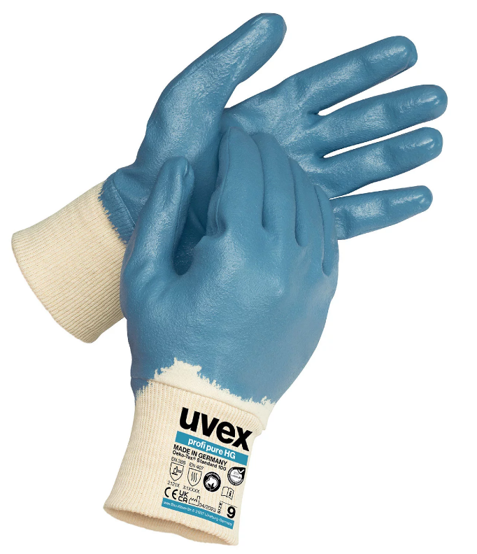 Uvex Profi Pure HG Safety Glove Blue/White - TU-60023