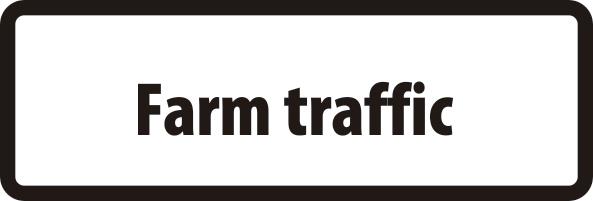 picture of Spectrum Supplementary Plate ‘Farm Traffic’ – ZIN 870 x 300mm – [SCXO-CI-14758]