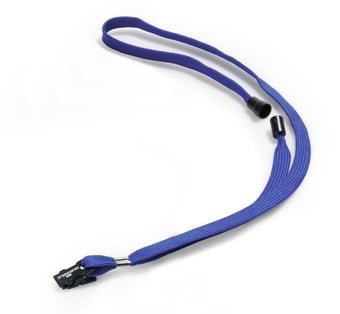 Picture of Durable - Textile Necklace Lanyard 10 With Safety Release - Dark Blue - 10 x 440 mm - Pack of 10 - [DL-811907]
