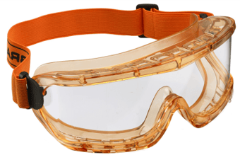 Picture of Beeswift Non-Vented Orange Safety Goggles - [BE-BBPGAF]