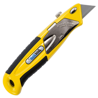 picture of PHC Auto Loading Utility Knife Yellow - [BE-QBA-375]