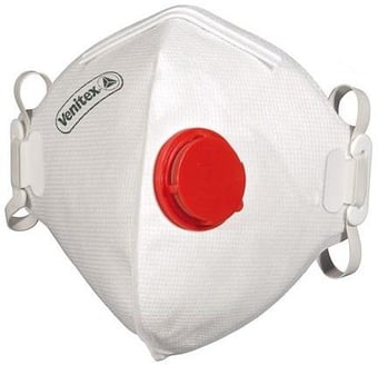 Picture of Delta Valved Fold Flat Disposable FFP3 Mask - Pack of 10 - [LH-M1300VB]