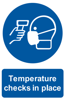 Picture of Temperature Checks In Place - RPVC (200 x 300mm) - [CI-15042]