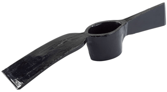 picture of Draper - 2.2Kg Forged Steel Mattock Head - 65mm Chisel tip - 90mm Wide Blade - [DO-27590]