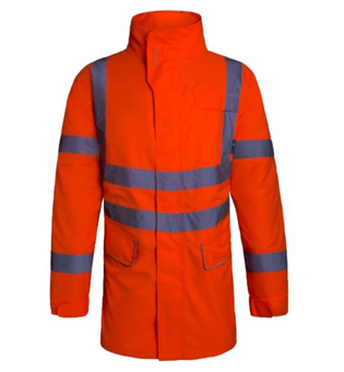 Picture of Aqua Foul Weather Orange Hi Vis Jacket - [FU-JK518]] - (DISC-W]