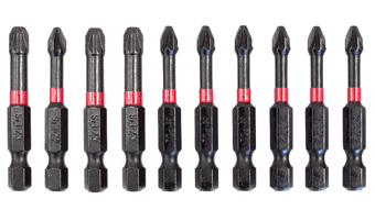 picture of Amtech 10 Piece Impact Screwdriver Bit Set - [DK-L2395]