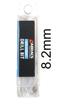 picture of Abracs HSS Cobalt Drill Bit 8.2mm - Pack of 5 - [ABR-DBCB08205]