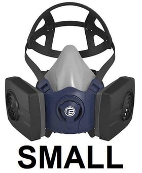 picture of Gentex PureFlo 1000 Lightweight Half Mask - GX-PF1000-HM - (DISC-R)