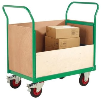 picture of QMP 3 and a Half Sided Trucks - Green - Plywood Sides - 830H x 600W x 900D - [QM-RTBT3569PGXX] - (LP)