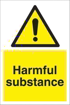 Picture of Harmful Substance Sign - 200 x 300Hmm - Rigid Plastic - [AS-WA140-RP]