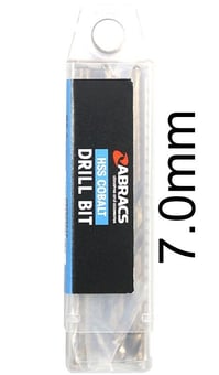 picture of Abracs HSS Cobalt Drill Bit 7.0mm - Pack of 10 - [ABR-DBCB07010]