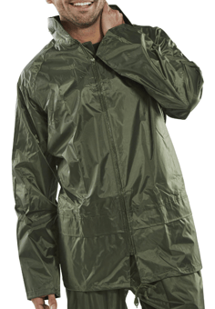 picture of Beeswift Nylon B-Dri Jacket Olive Green - BE-NBDJO