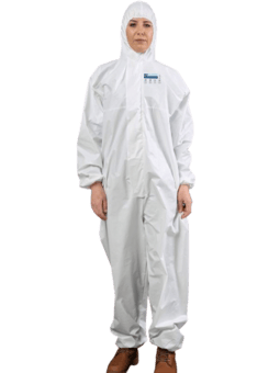 Picture of BioBlocked Type 5B/6B Protective Suit - One Piece Hooded Design - [PG-ELEMENTOR-67] - (DISC-R)
