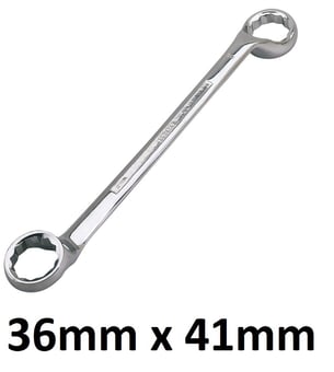 picture of Draper - Bi-Hexagon Deep Offset Ring Spanner - 36mm x 41mm - [DO-55705]