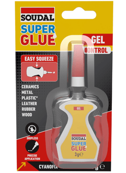 picture of Soudal Superglue Gel Control - Clear - 3g - [DK-DKSD160045]