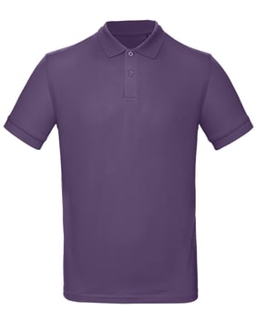 picture of B&C - Men's Organic Inspire Polo - 170g/m² - Radiant Purple - RLW-BA260RPUR