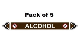 picture of Flow Marker - Alcohol - Brown - Pack of 5 - [CI-13485]
