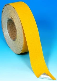 Picture of Yellow Conformable Grip Anti-Slip Self Adhesive Tape - 25mm x 18.3m Roll - [HE-H3406Y-(25)]