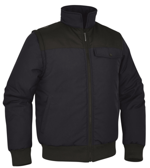 Picture of Delta Plus NEWDELTA2 Windcheater 2 in 1 Jacket Navy Blue/Black - LH-NEWD2MN