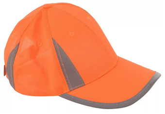 picture of Hi Viz Orange Baseball Cap - Adult Size - [BI-254]
