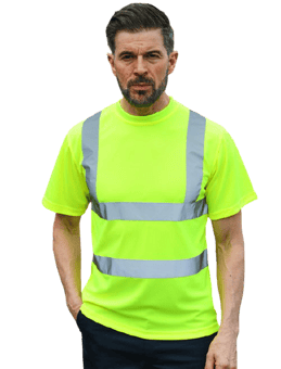 picture of Korntex Yellow Hi Vis T-Shirt - KTX-KXSHIRTG