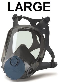 picture of Moldex - Class 2 - Ultra Light and Comfort Series 9000 Full Face Mask - EN136:1998 CL2 - (Sold Without Filters) - Size Large - MO-9003