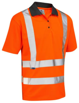 Picture of Rockham - Orange Hi-Vis Coolviz Polo Shirt - LE-P02-O