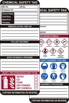 Picture of Chemical Safety Tag Kit (10 ClawTag holders, 10 inserts, 1 pen) Boxed - [SCXO-CI-TG03BOX]