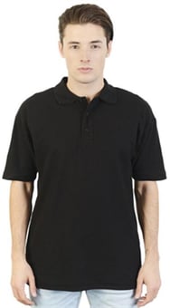 picture of Casual Classic Quality Black Polo - AP-C101-BLACK