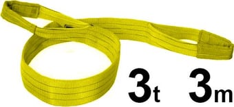Picture of LashKing - Polyester Webbing Sling - 3t W.L.L - Length: 3mtr - EN11492-1:2000 - [GT-DWS3T3M]