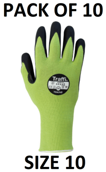 picture of TraffiGlove LXT Heat-Resistant Gloves - Size 10 - Pack of 10 - TS-TG6240-10X10 - (AMZPK2)