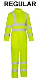 picture of Aqua Premium Hi-Vis Work Wear Coverall - Regular - FU-BS109-000-034-REG