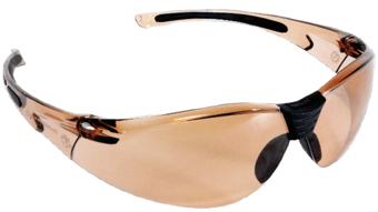 picture of Climax 599 Polycarbonate Safety Spectacles - Brown Lenses - [CL-599-M]