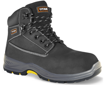 picture of Titan Holton Nubuck Black Safety Boots S3 SRA - TW-HOLBLN